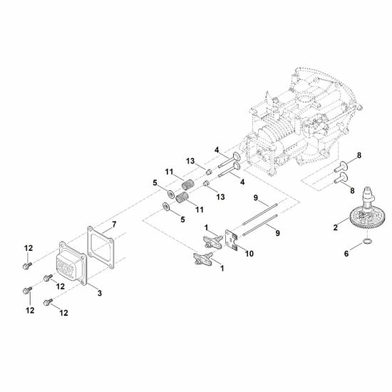 Picture of H - Albero a camme e valvole EVC 200.3 C (EVC200-0005)